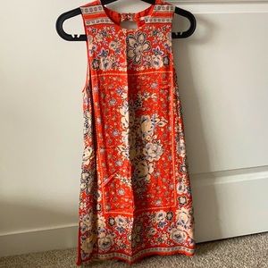 Women’s floral ecoté urban outfitters dress